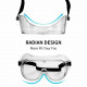 5x Safety Goggles Over Glasses Lab Work Eye Protective Eyewear Clean Lens