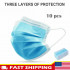 10pcs Mouth Nose Cover Three Ply Filter Fabric Face Protection