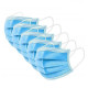 10pcs Mouth Nose Cover Three Ply Filter Fabric Face Protection