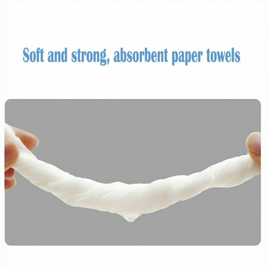 12 Rolls Paper Towels Roll Soft Skin Friendly 5 Ply Household Home Kitchen White